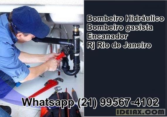 Bombeiro hidráulico encanador Vazamento rio de janeiro rj 2199567-4102